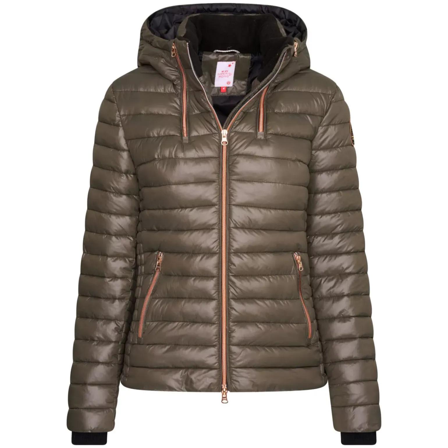 Cavalleria Toscana Women'S Nylon Puffer With Hood