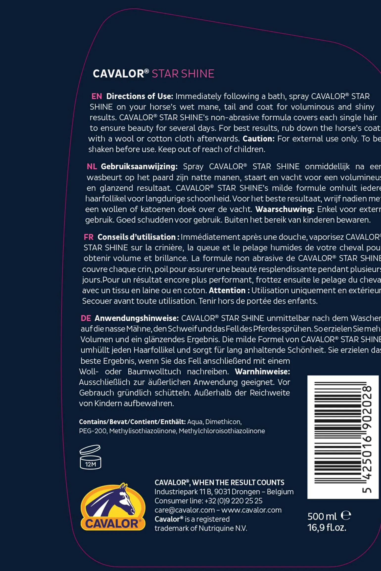 Cavalor Star Shine, 500 Ml