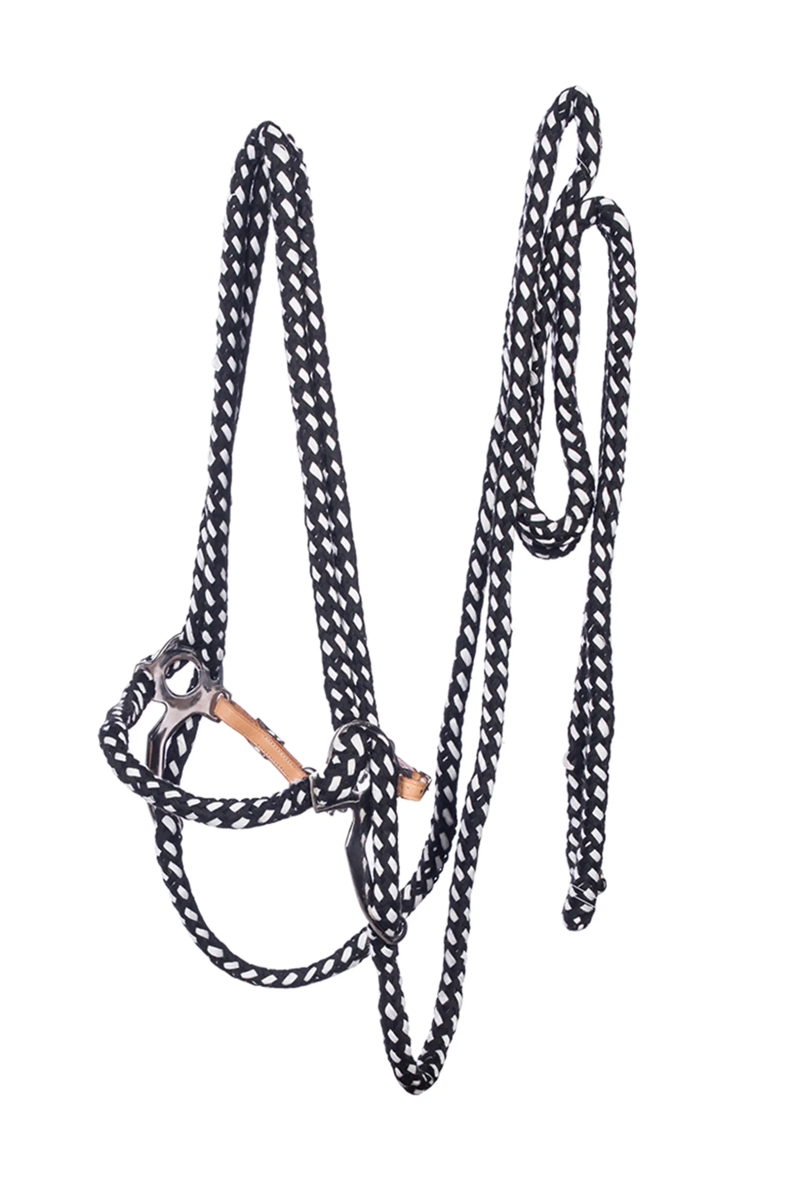 F.R.A. Jasper Hackamore Kuolaimettomat Suitset Karvapehmusteella (System 2)