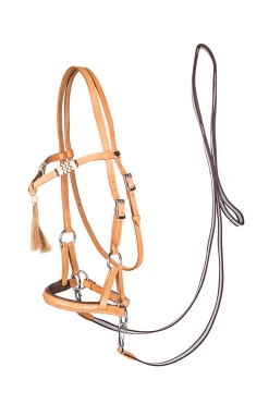 F.R.A. Shango Sidepull-Suitset (System 3) Western-Malli, Nahkaa
