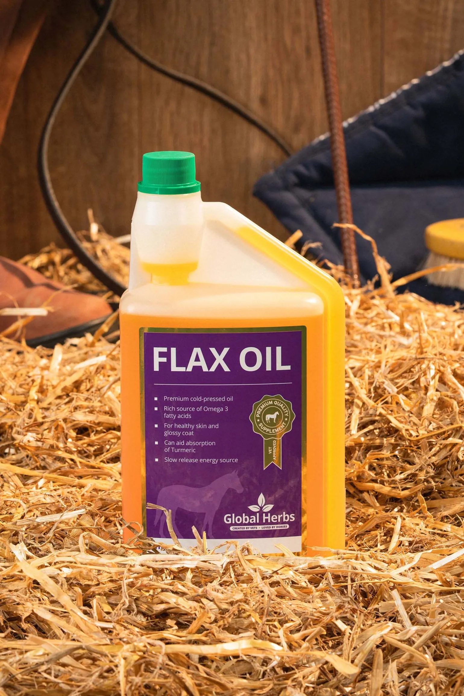 Global Herbs Flax Oil, 1 L