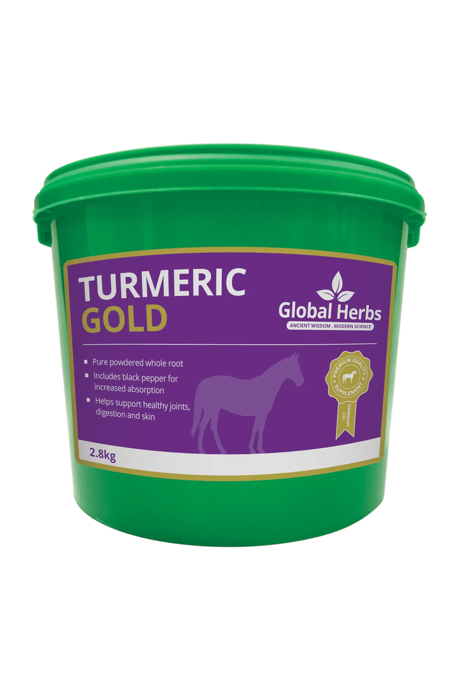 Global Herbs Turmeric Gold, 2,8 Kg.