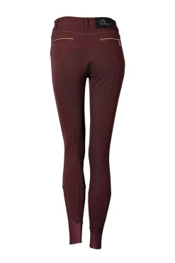 Harry'S Horse Denici Cavalli Maroon Women'S Full Grip Breeches