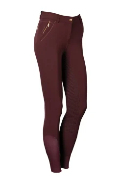 Harry'S Horse Denici Cavalli Maroon Women'S Full Grip Breeches