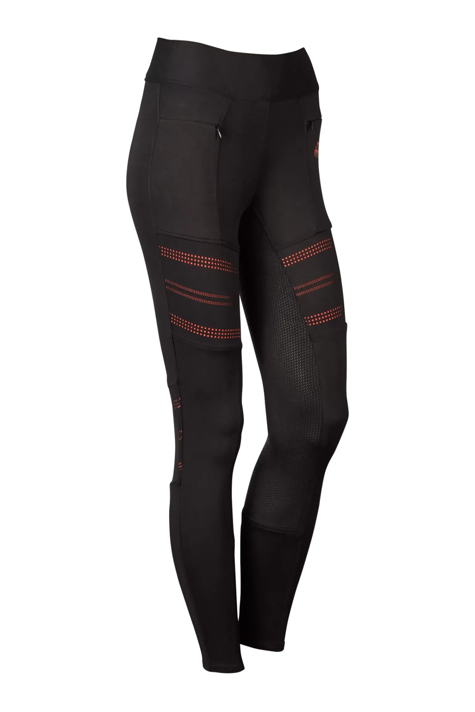 Harry'S Horse Equitights Just Ride Leopard Women'S Full Grip Riding Tights
