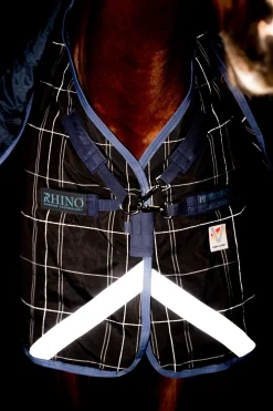 Horseware Rhino Reflectech Plus Vari-Layer Ulkoloimi, Sis. Irrotettavan Kaulakappaleen, 250 G