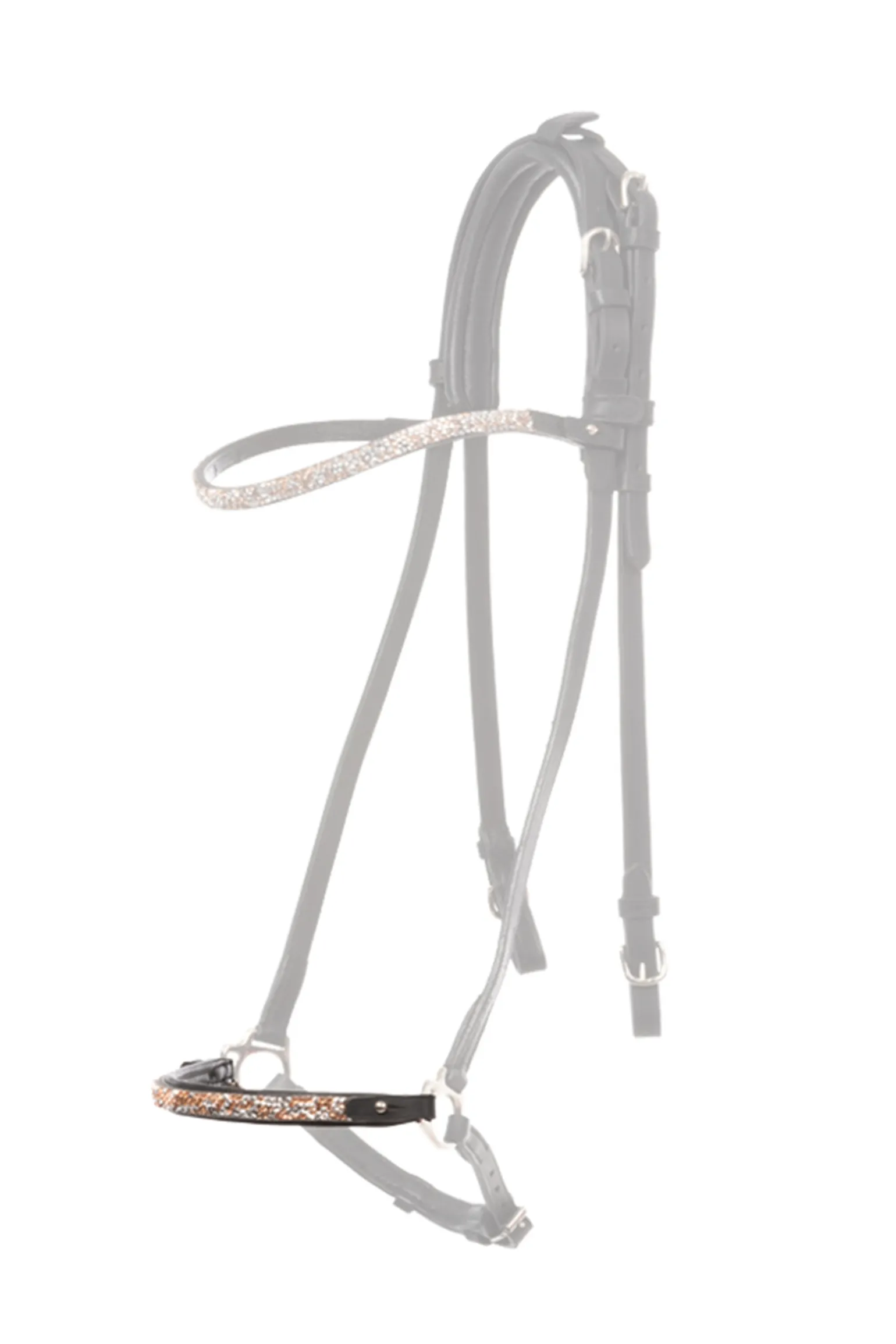 Kavalkade Ferskja Dropped Noseband Piece For Kjartan Icelandic Bridle