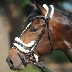 Kavalkade Ivy Suitset, Lampaankarvalla Ja Kaksoisturpahihnalla