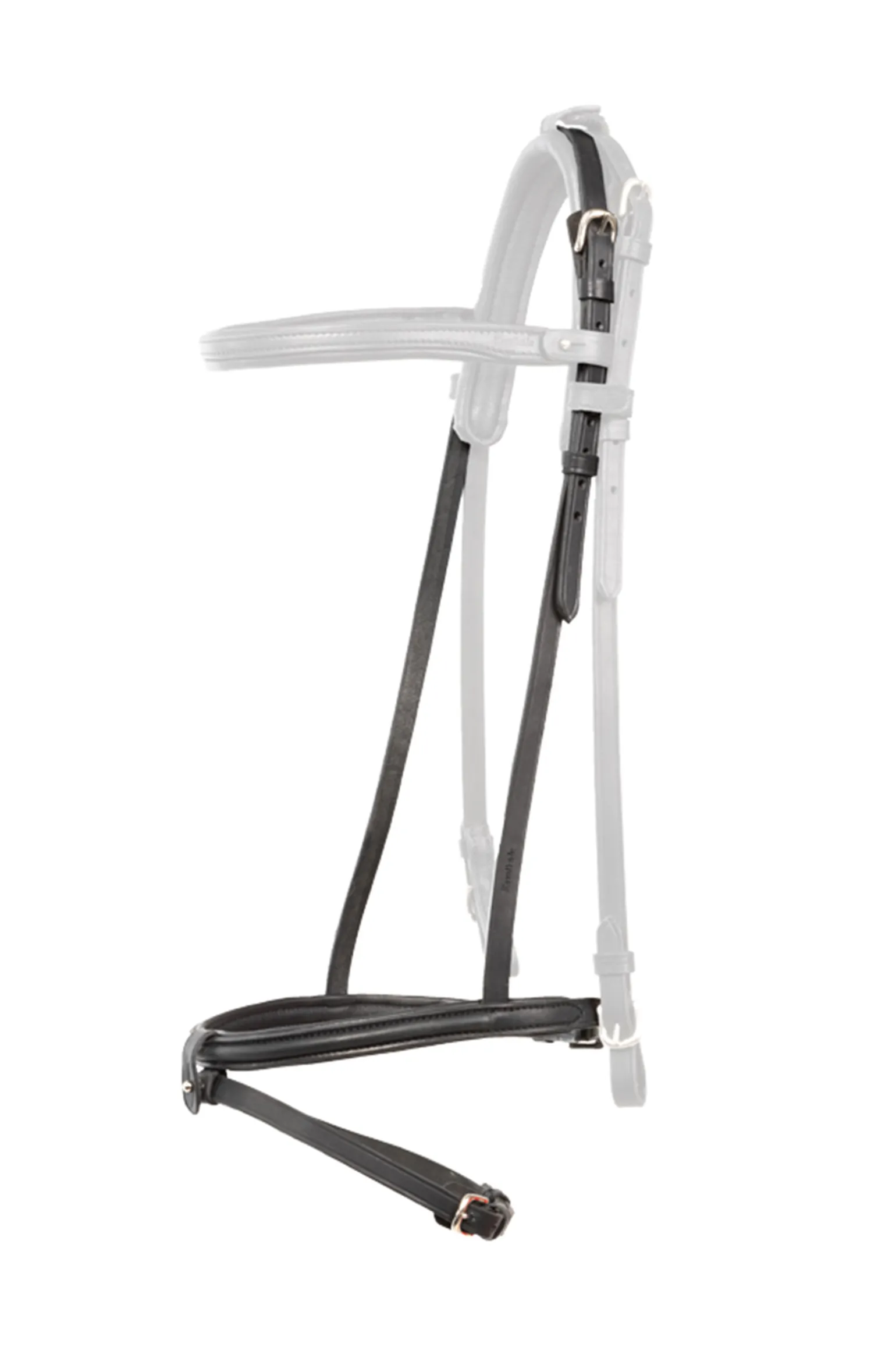 Kavalkade Svartur English Noseband For Kjartan Icelandic Bridle