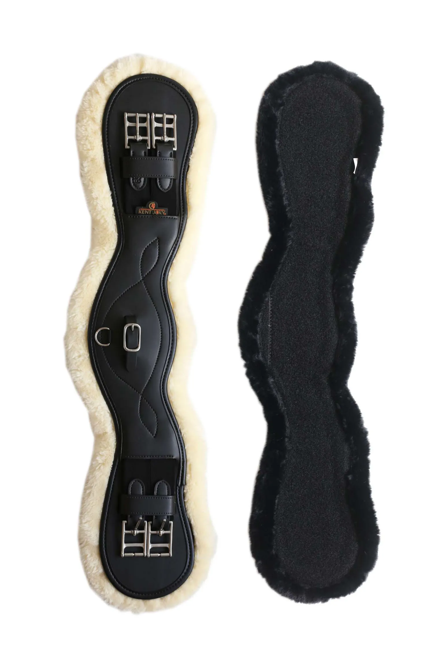 Kentucky Horsewear Anatominen Satulavyo Lampaankarvalla, Lyhyt