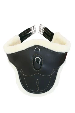 Kentucky Horsewear Lampaankarvainen Satulavyo Vatsapanssarilla