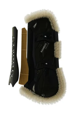 Kentucky Horsewear Vegan Sheepskin Bamboo Elastic Jannesuojat