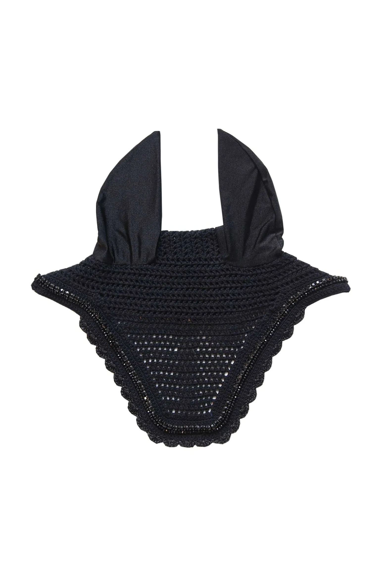 Kentucky Horsewear Wellington Aaneton Korvahuppu Timanteilla Ja Helmilla