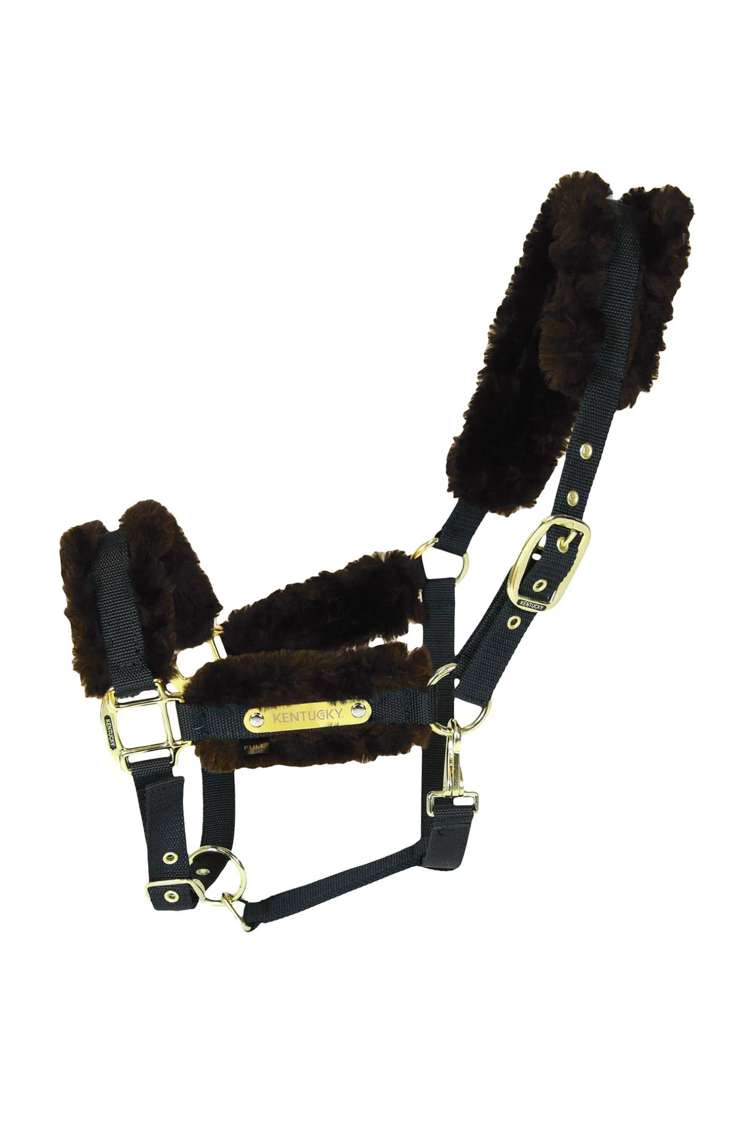 Kentucky Horsewear-Nailonriimu Lampaankarvalla