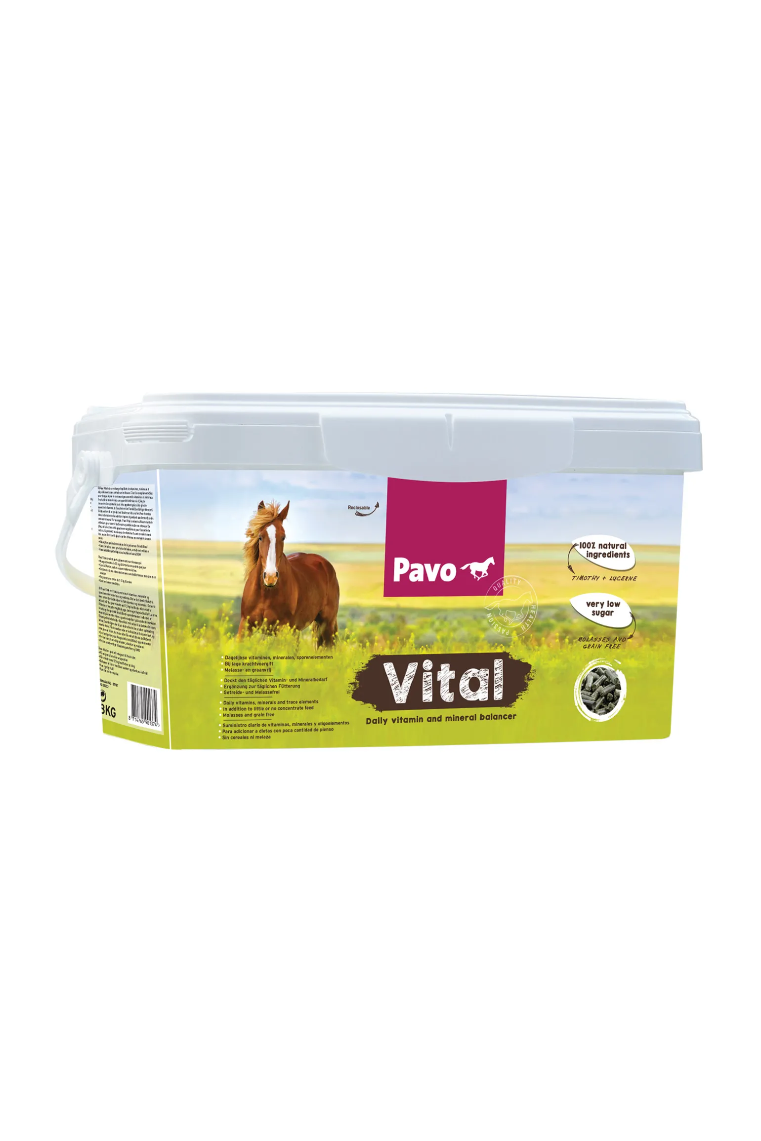 Pavo Vital Vitamiini- Ja Kivennaislisa, 8 Kg