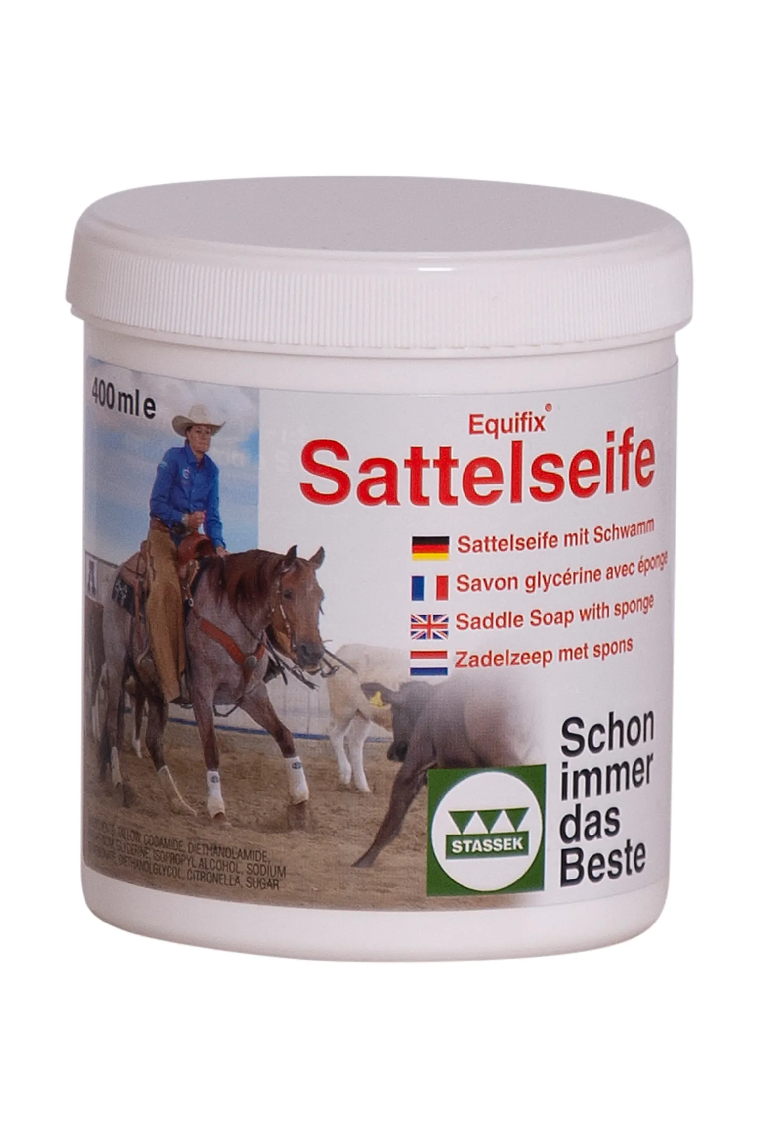 Stassek Equifix Satulasaippua, 400 Ml